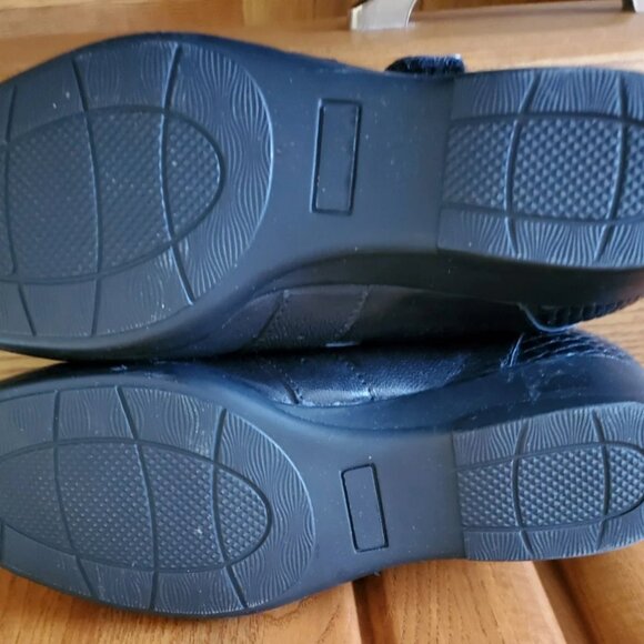 COMFORT SHOES ORTHO-LINE HOOPOE WOMEN SIZE 8 LEATHER BLACK NEW ADJUSTABLE CLOSUR - Picture 9 of 9